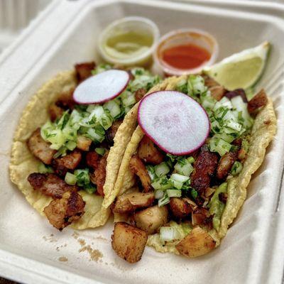 Pollo Asado Tacos