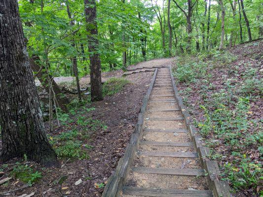 Walkway down to the Natural Bridge