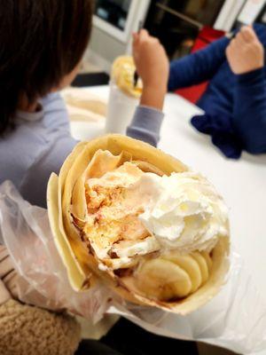 Banana Cream Cheese Nutella & Strawberry   Cheesecake Ice Cream