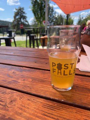 Beers on the patio on a solid summer day.