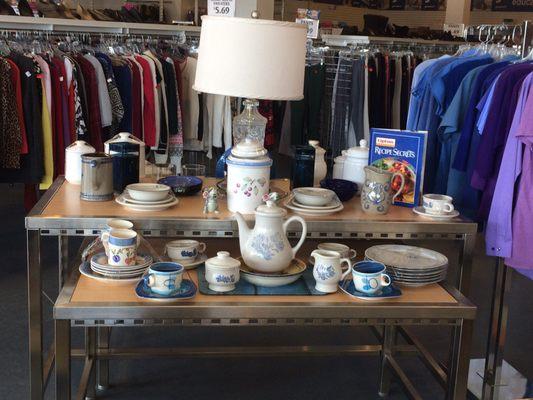 Shopping at Catonsville Goodwill today beautiful displays!