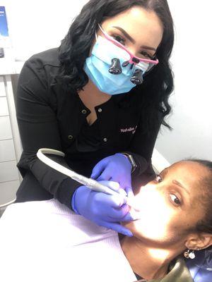 Amazing Dental Hygienist Natalie ... always ON TIME, BEST BEDSIDE MANNERS, PHENOM PERSONALITY & KNOWS HER PROFESSION..