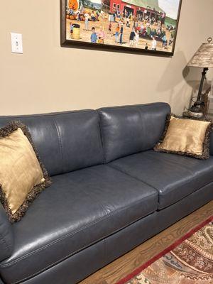 Leather sofa