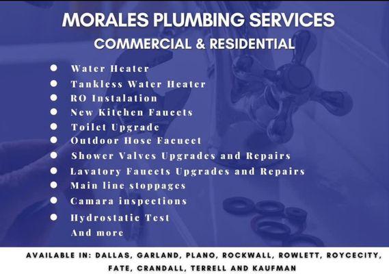 This are just a few of the services we provide