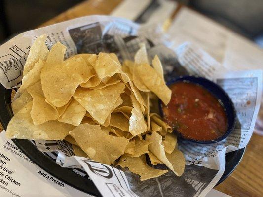 Chips and salsa amazing!