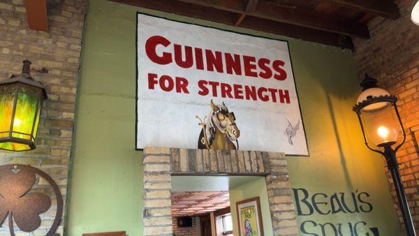 Forget spinach, gimme some Guinness