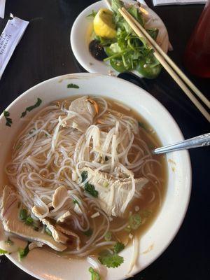 Pho Chicken broth. So delicious