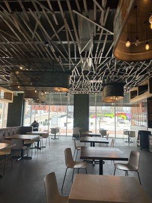 Expanded seating area (where Social Kitchen and Bar used to be) on main level