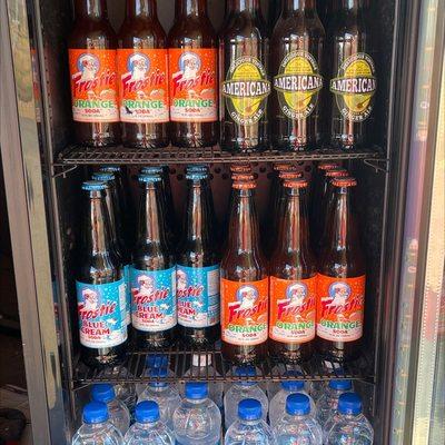 Cold vintage sodas