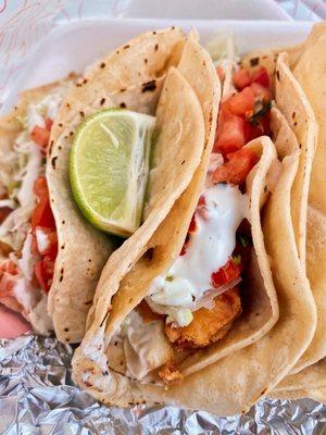 Fish Tacos ($2.75 Taco Tuesdays, $3.99 other days)