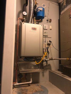 Another clean Noritz Tankless Water Heater Installation by the Pro's at Payless Water Heaters. Please call if you need our help.