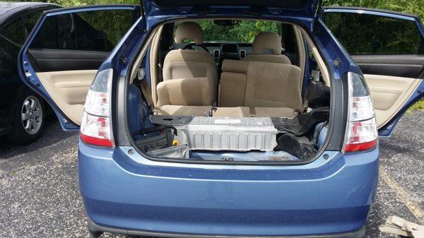 2004 Toyota Prius hybrid battery replacement in Huntsville AL