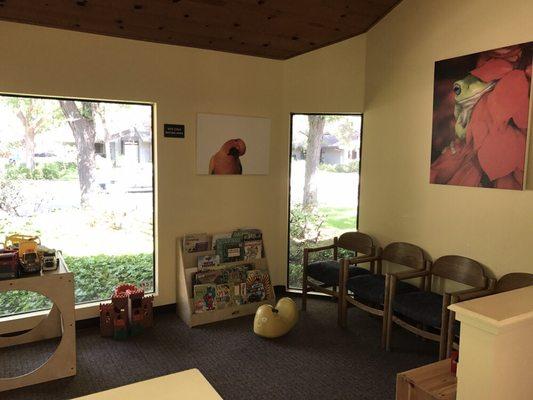 Sick children waiting area