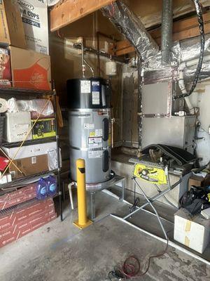 We just completed a Heat pump water heater with Ballard and expansion tank