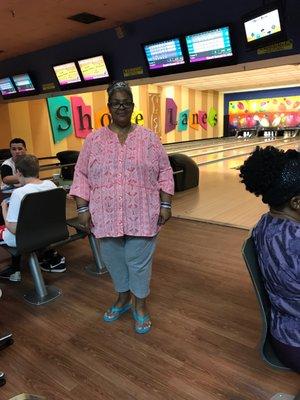 My Birthday Celebration Continues at the bowling alley