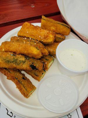 Fried zucchini is