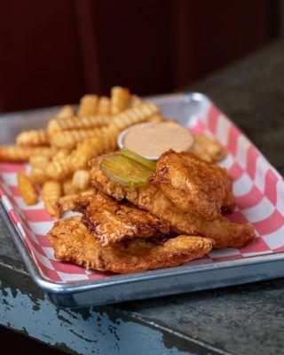 Hot Chicken Tenders & Fries