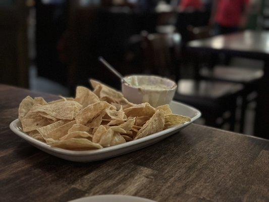 Three cheese spinach dip