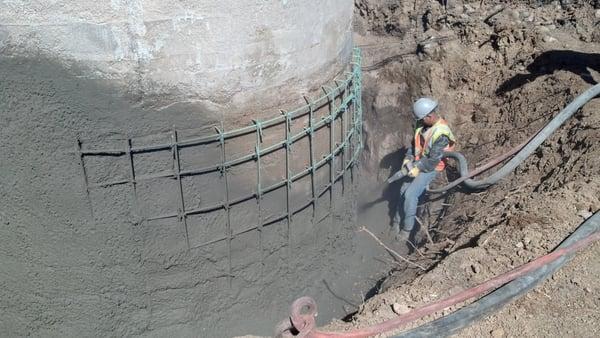 Cherry Creek shotcrete repair