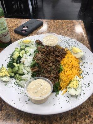 Steak salad