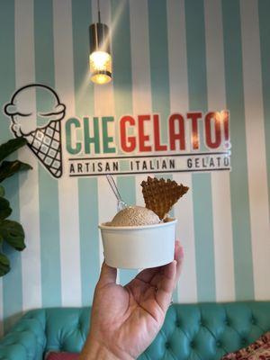 Hazelnut gelato