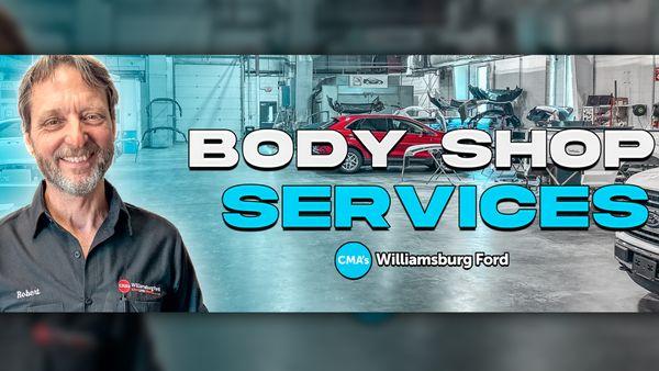 CMA's Williamsburg Ford Body Shop: Where excellence meets your car's needs!  #TopService #CarCare