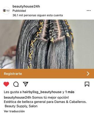 trenzas con canecalon