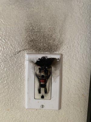 Outlet that almost caused a whole Fire