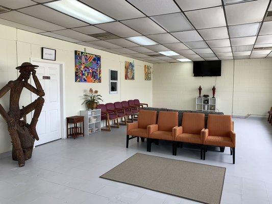 Waiting area @ 1304 st agustine rd