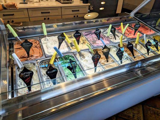 Gelato choices