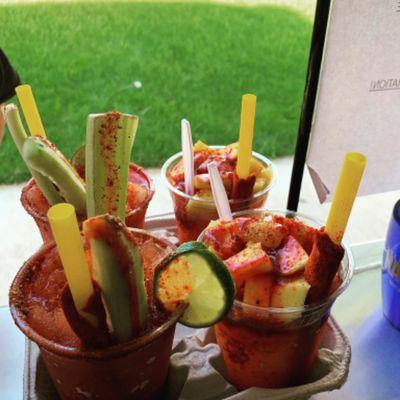 Signature Drinks. Snowlada and Mangonada