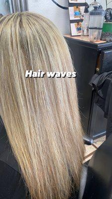 Blond with balayage