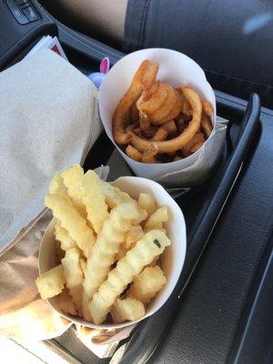 Snacks for kids during Happy Hour! $1 fries! $1 milkshakes!