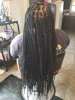 Boho twist butt length