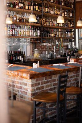 Our relaxing bar area ready for  Happy Hour