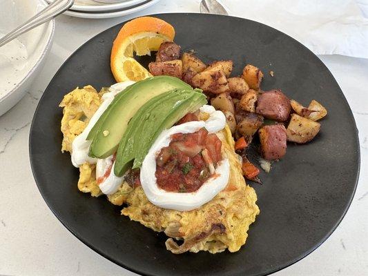 Chicken Fajita Omelette