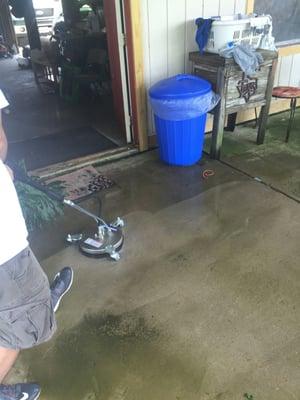 Surface deep cleaning