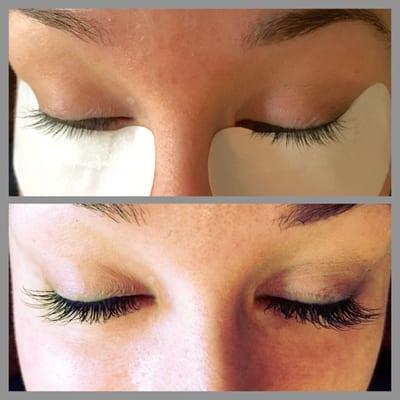 Full set of eyelash extensions