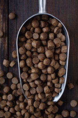 Our Fresh, Slow-Cooked, All Natural Lamb and Brown Rice Kibble.