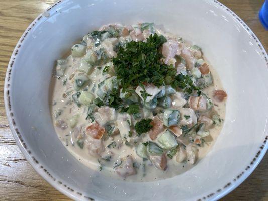 jerusalem salad with tahini