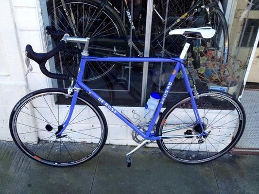 New old stock De Rosa frame, built with all new Campagnolo equipment.