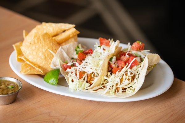 Our Fish Tacos can be made vegan or non-vegan!