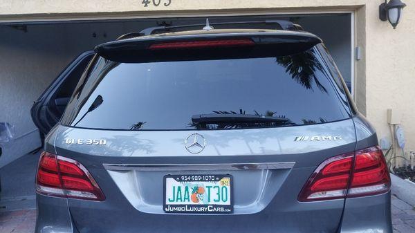 2016 Mercedes GLE Backglass ( After)