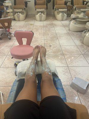 Pedicure & shellac