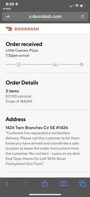 Doordash Tracker. Had 5 dashers accept my order, arrive to the store, and then decline my order.