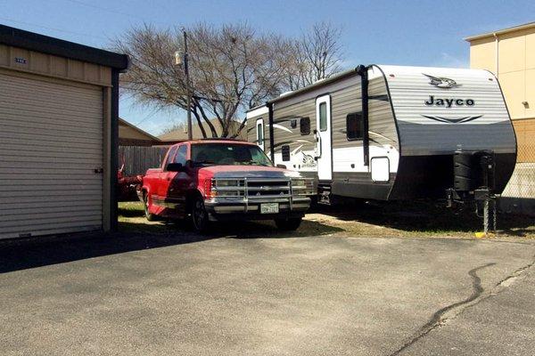 self storage exterior rv parking