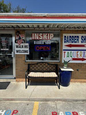 Barber shop.