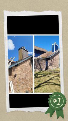 Rebuild chimney and paint