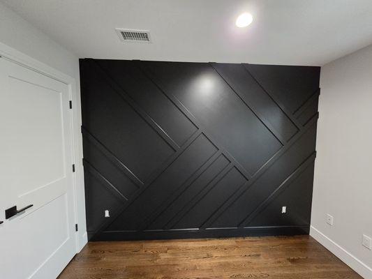 Paneling accent walls