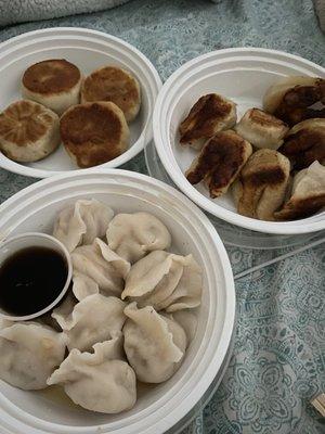 1. Pan Fried Pork Dumpling 4. Pork Dumplings